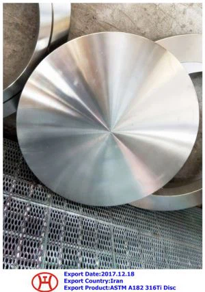 ASTM A182 F316Ti lemez