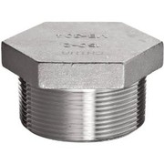 Rozsdamentes 304 304 L 304 H kovácsolt aljzat menetes dugóval, mellbimbó-foglalat